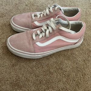 pink old skool vans